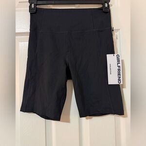 Girlfriend Collective Midnight Black Bike Shorts
